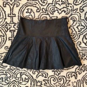 Club Monaco Faux Leather Skirt
